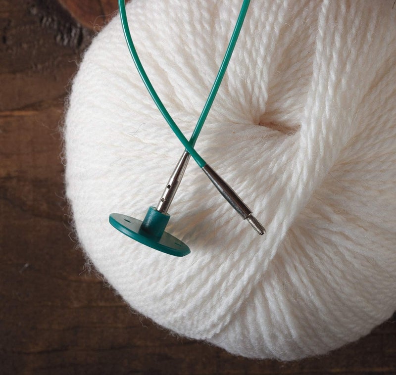 KnitPicks Knit Picks Options Interchangeable Circular Knitting Needle Cable - 47" Green - Image 2